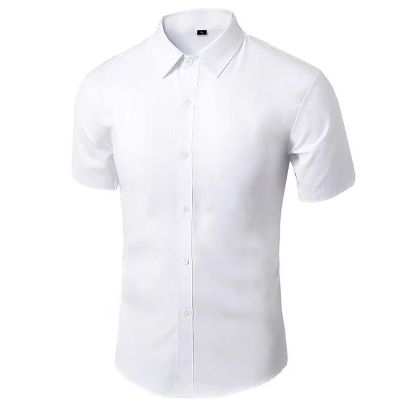 Mens Long Sleeve Solid Color Shirt