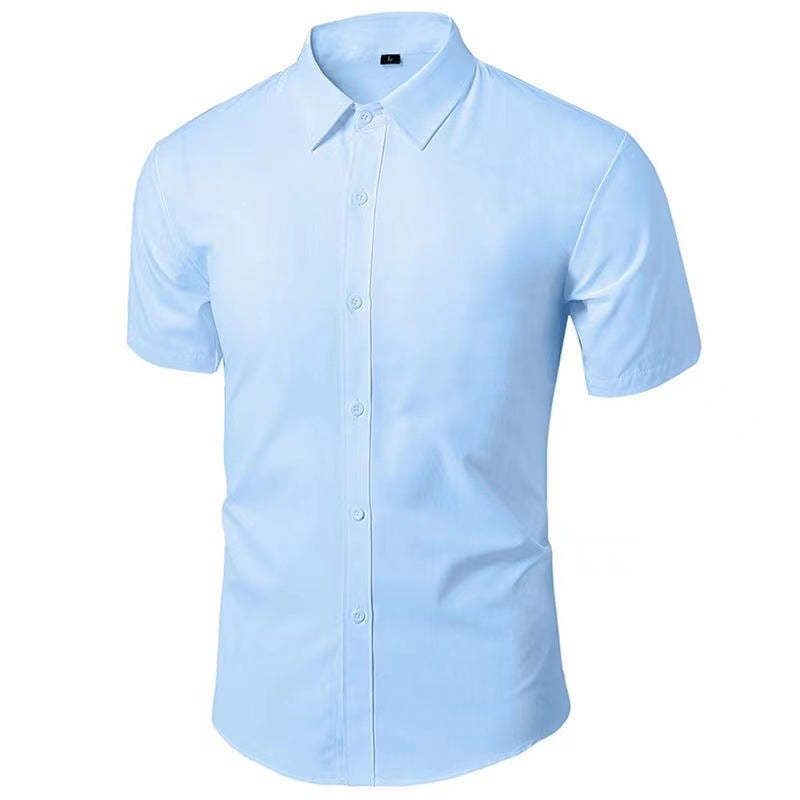Mens Long Sleeve Solid Color Shirt