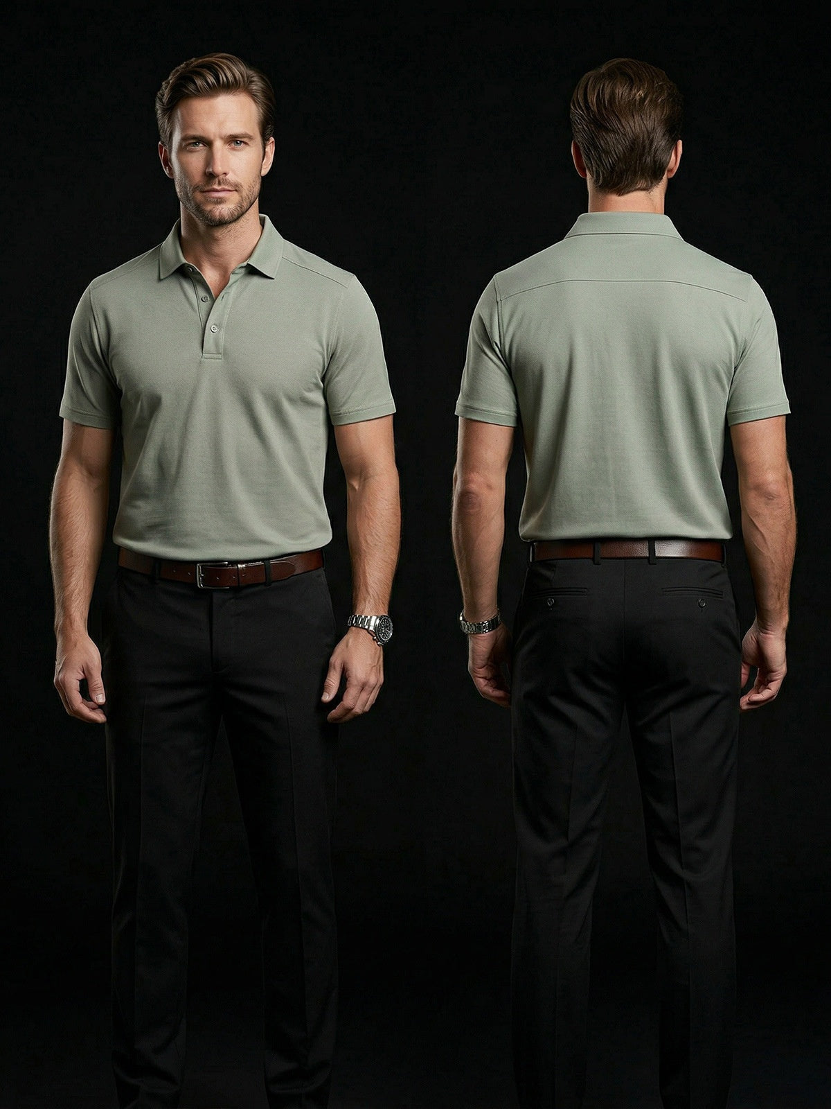 Mens Long-Staple Cotton Pique Polo Shirt