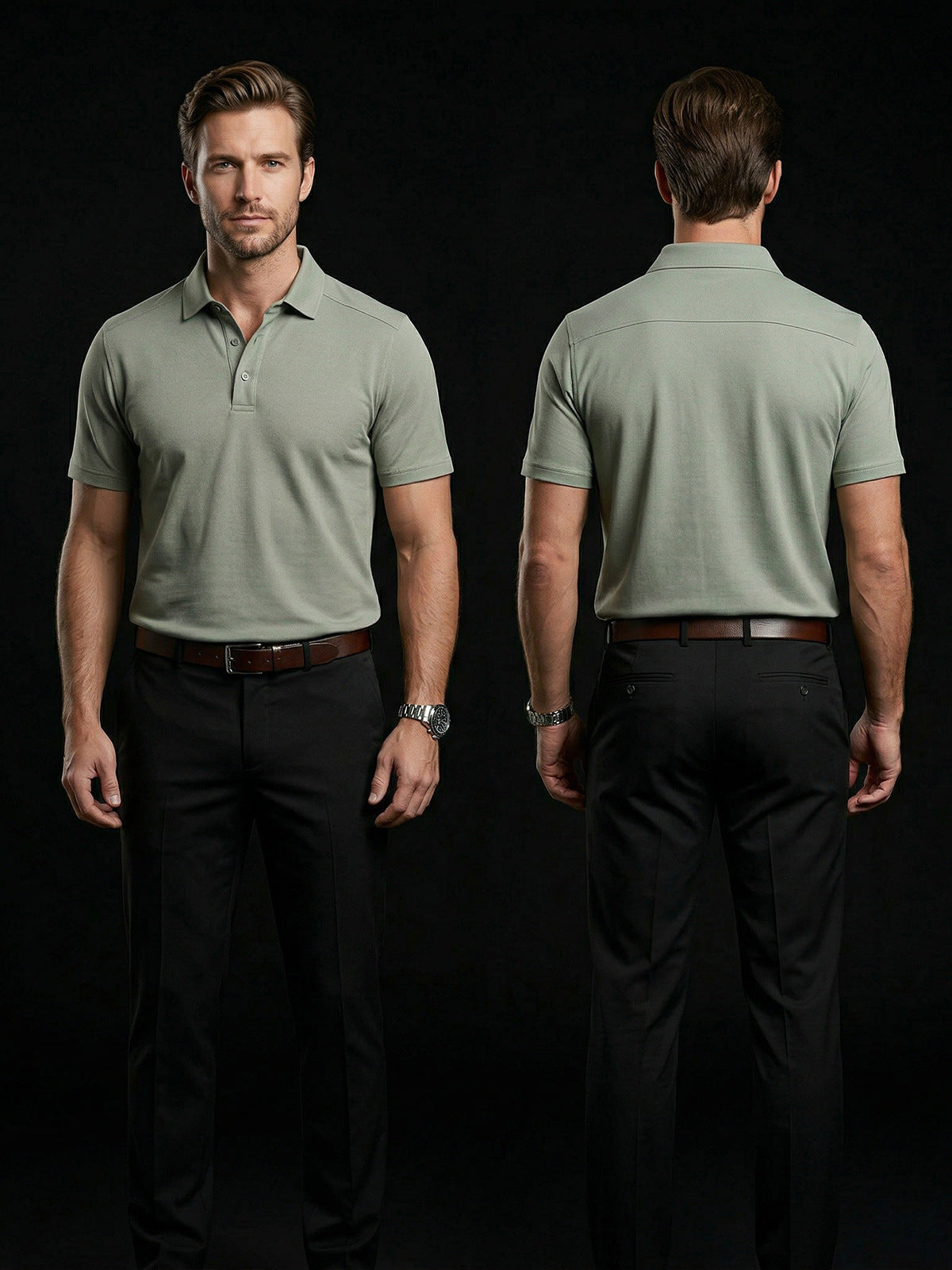 Mens Long-Staple Cotton Pique Polo Shirt