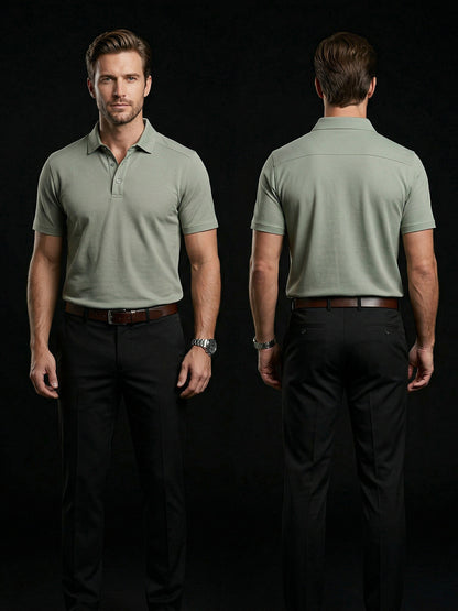 Mens Long-Staple Cotton Pique Polo Shirt