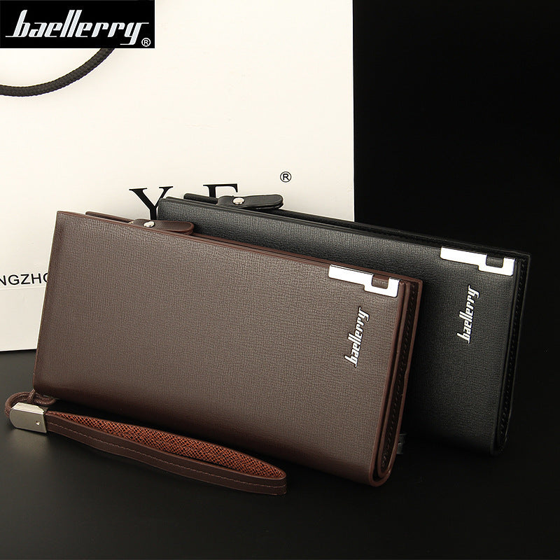 Mens Long Zipper Wallet