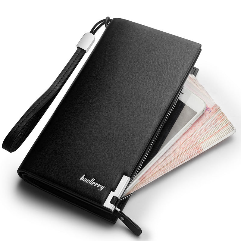 Mens Long Zipper Wallet