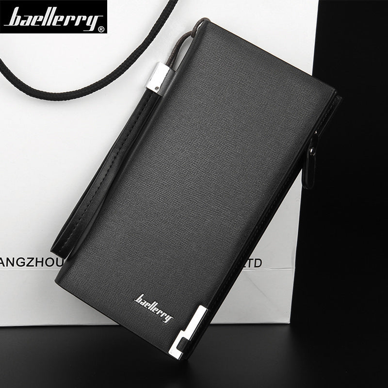 Mens Long Zipper Wallet