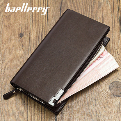 Mens Long Zipper Wallet