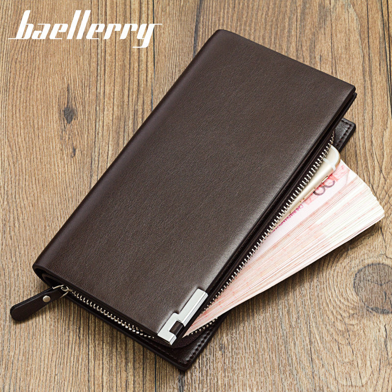 Mens Long Zipper Wallet