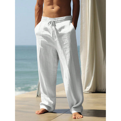 Mens Loose Fit Casual Long Pants