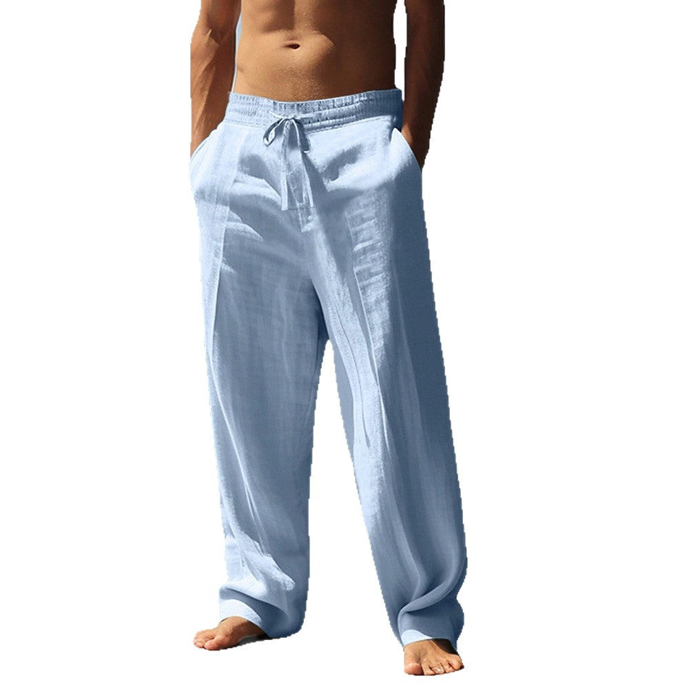Mens Loose Fit Casual Long Pants