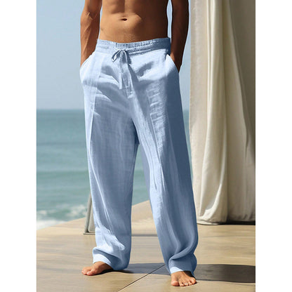 Mens Loose Fit Casual Long Pants