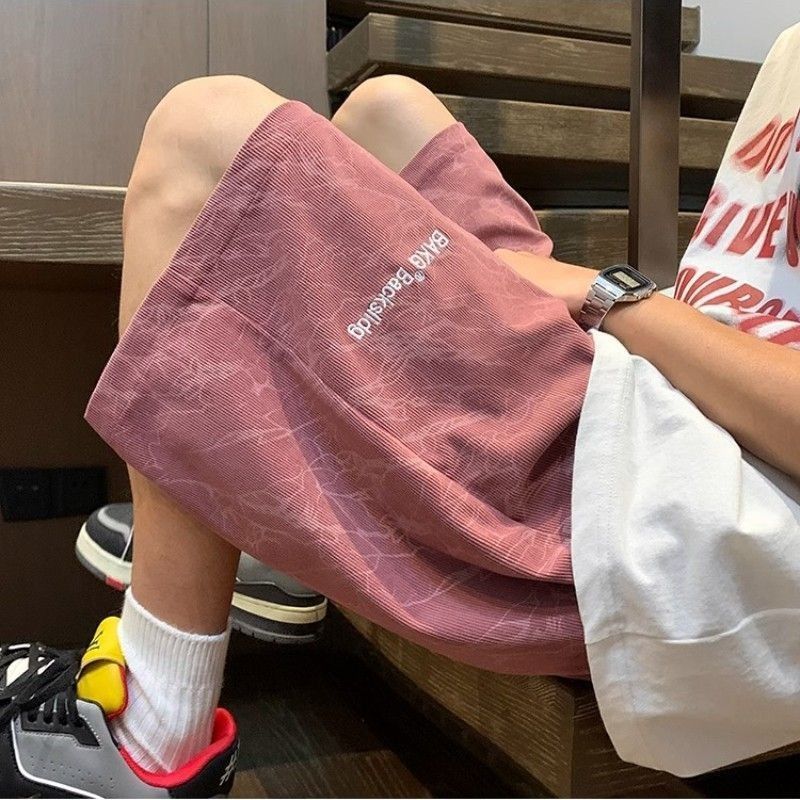 Mens Loose Fit Ice Silk Shorts