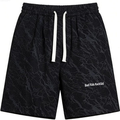 Mens Loose Fit Ice Silk Shorts