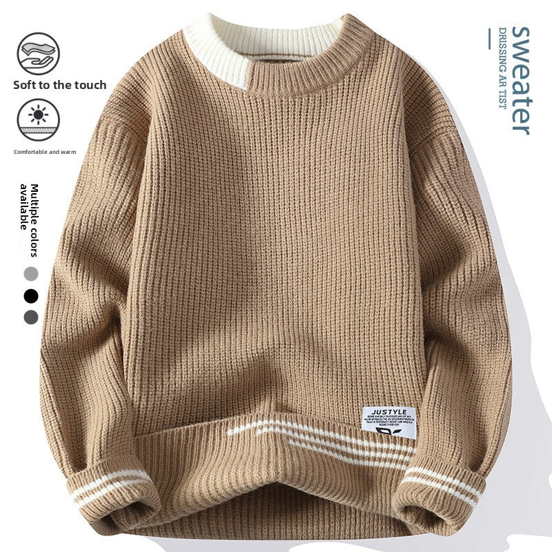 Mens Loose Knit Sweater