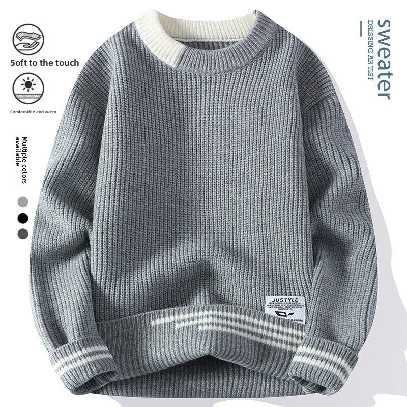 Mens Loose Knit Sweater