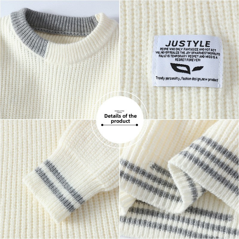 Mens Loose Knit Sweater