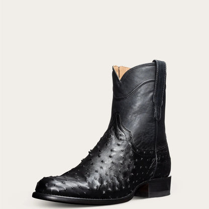 Mens Low Heel Round Toe Knight Boots
