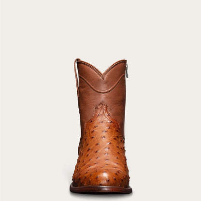 Mens Low Heel Round Toe Knight Boots