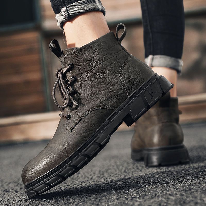 Mens Martin Boots British Style Casual