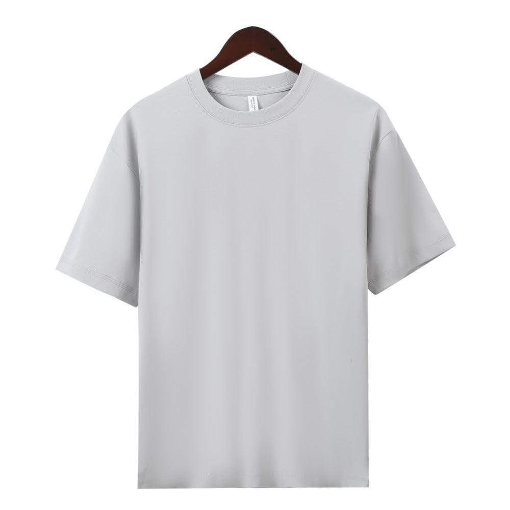 Mens Mercerized Cotton Short Sleeve T-Shirt