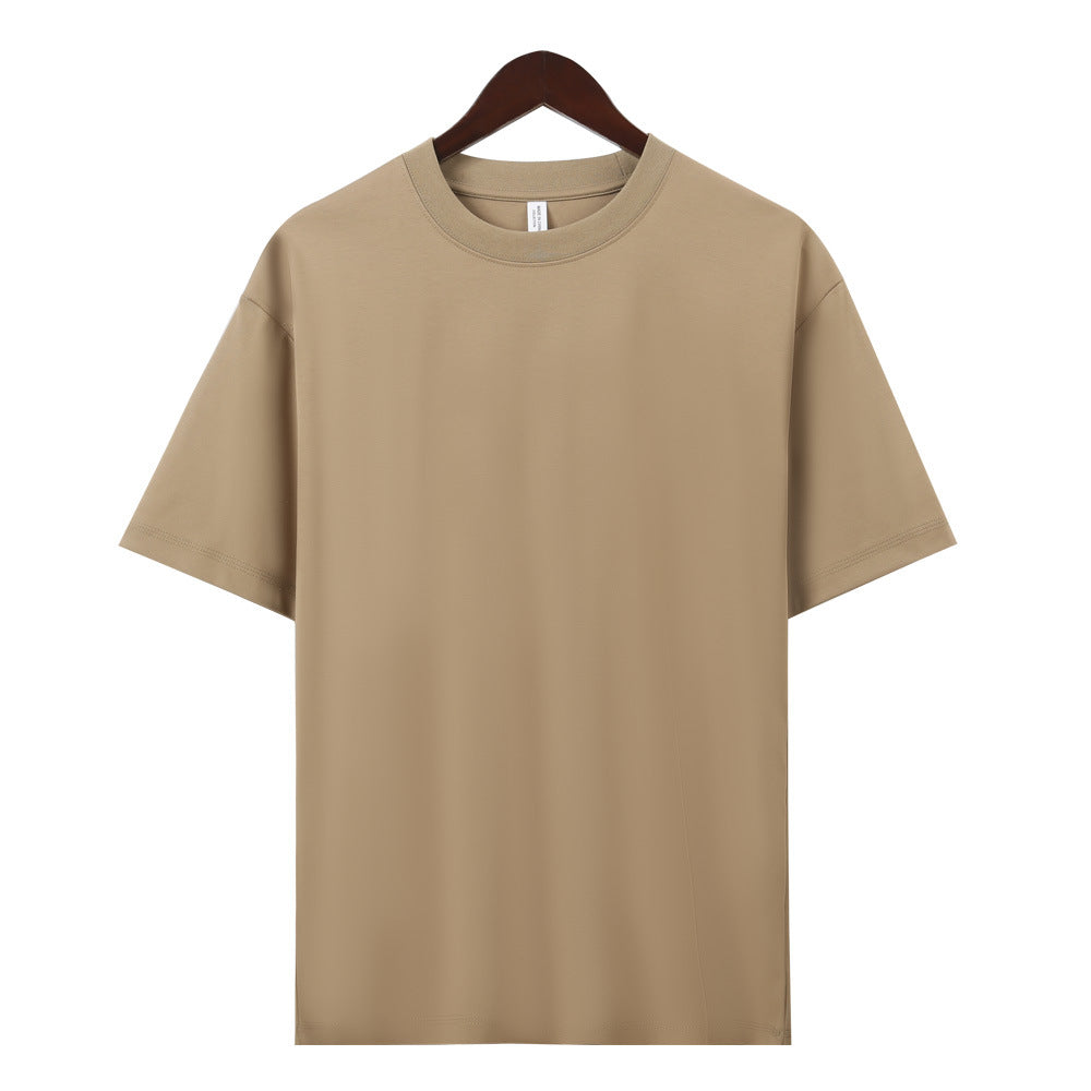 Mens Mercerized Cotton Short Sleeve T-Shirt
