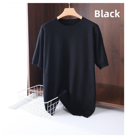 Mens Modal Short Sleeve Knitwear