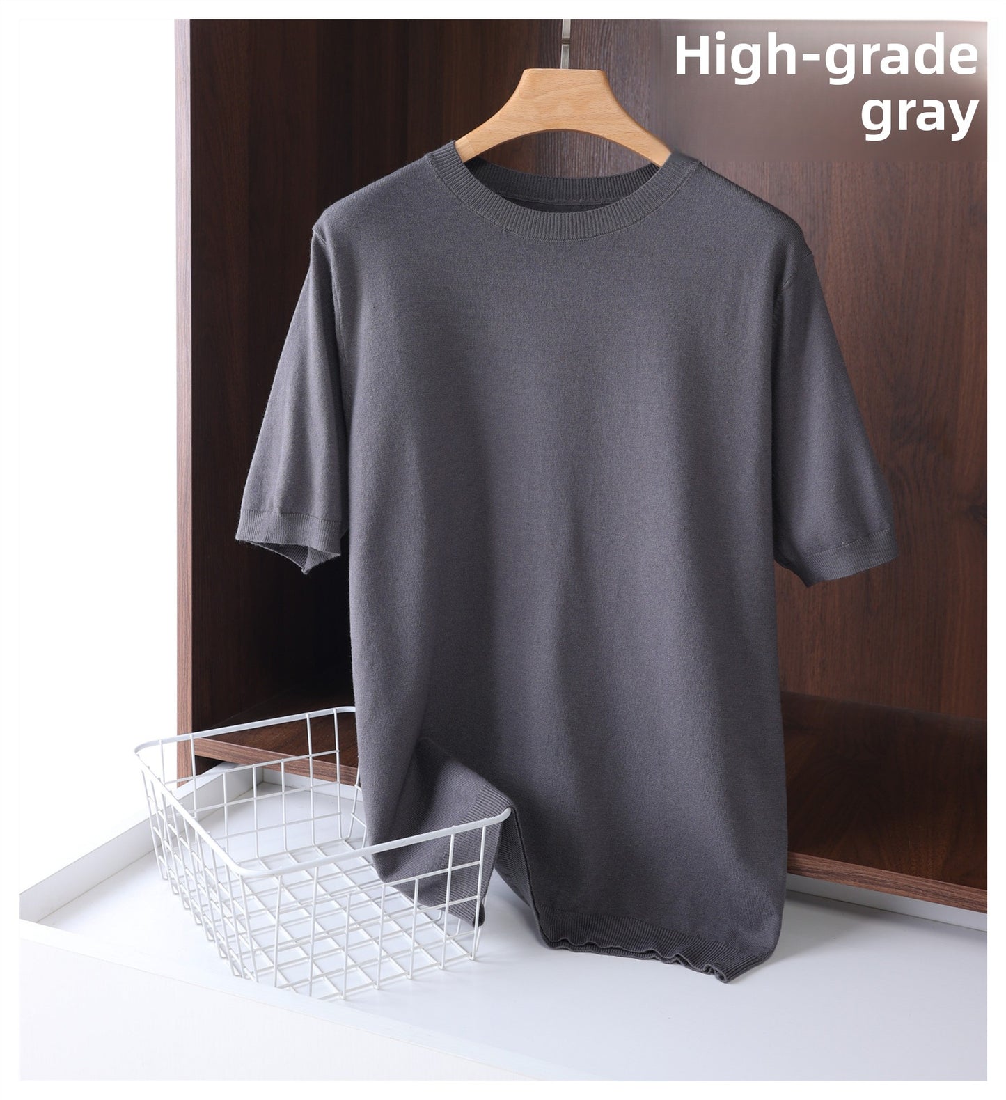 Mens Modal Short Sleeve Knitwear