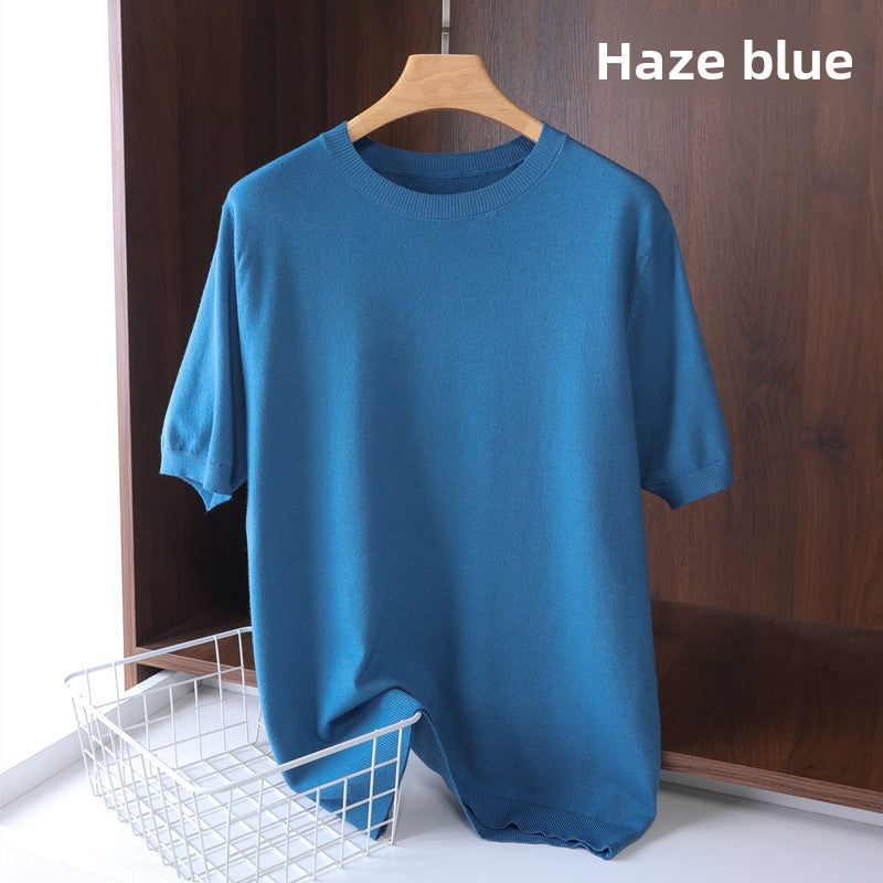Mens Modal Short Sleeve Knitwear