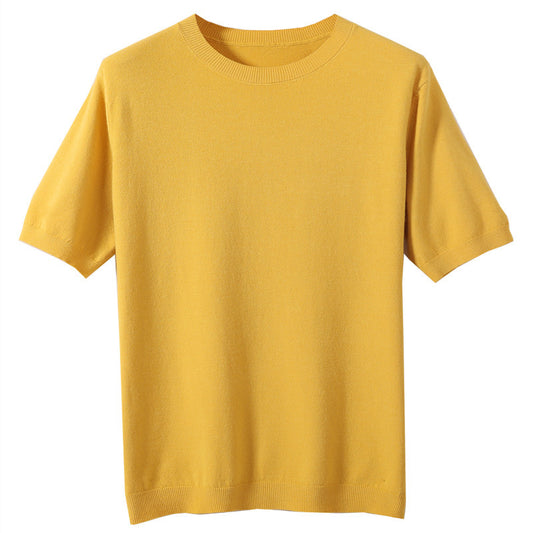 Mens Modal Short Sleeve Knitwear