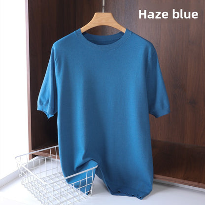 Mens Modal Short Sleeve Knitwear