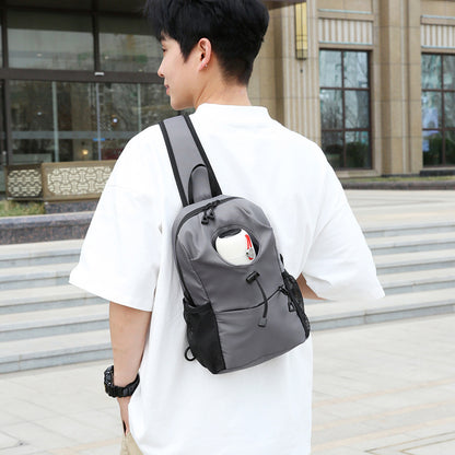 Mens Multi-function Crossbody Chest Bag