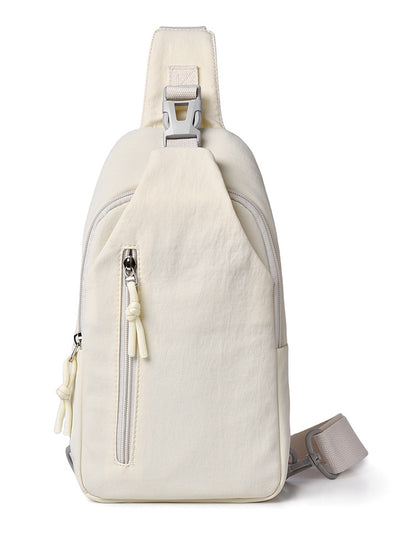 Mens Nylon Chest Bag with RFID Protection