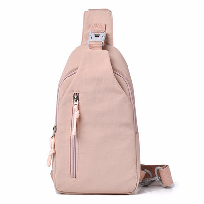 Mens Nylon Chest Bag with RFID Protection