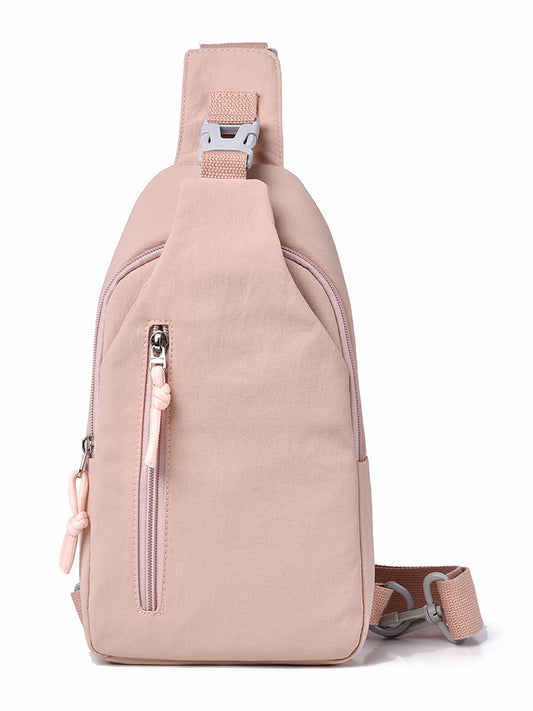 Mens Nylon Chest Bag with RFID Protection