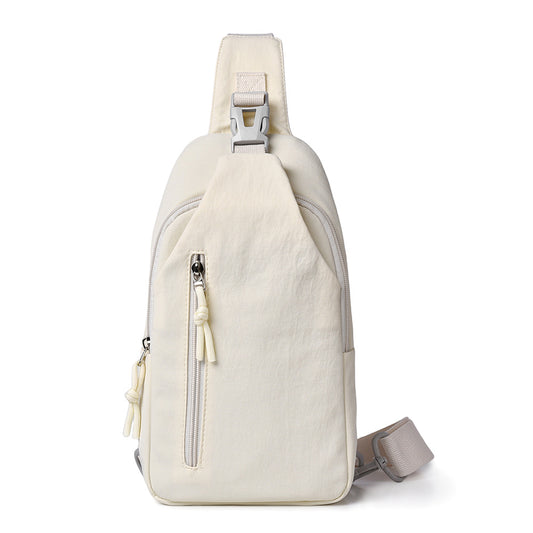 Mens Nylon Chest Bag with RFID Protection