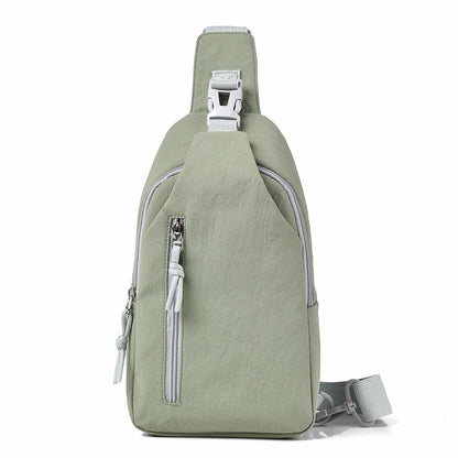 Mens Nylon Chest Bag with RFID Protection