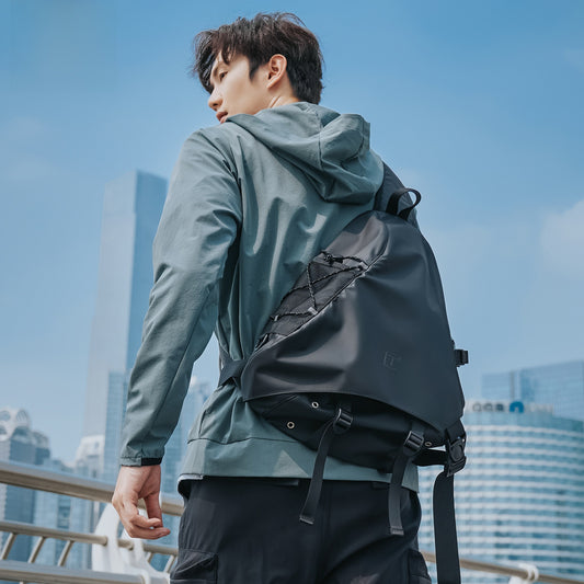 Mens Oxford Cloth Crossbody Bag