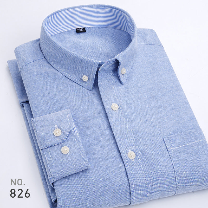 Mens Oxford Long Sleeve Shirt