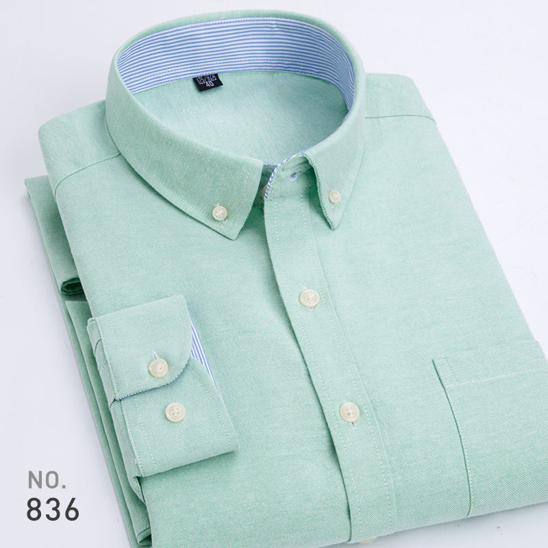 Mens Oxford Long Sleeve Shirt