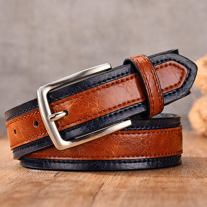 Mens Pin Buckle Casual Belt