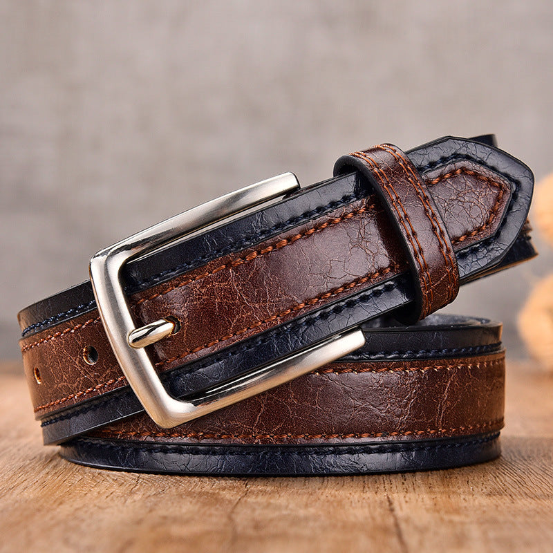 Mens Pin Buckle Casual Belt