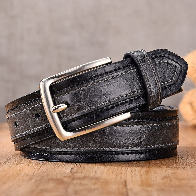 Mens Pin Buckle Casual Belt