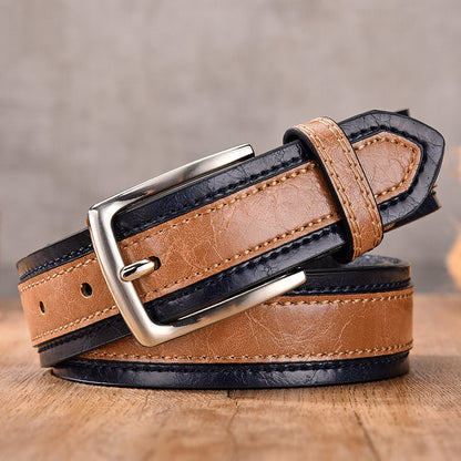 Mens Pin Buckle Casual Belt