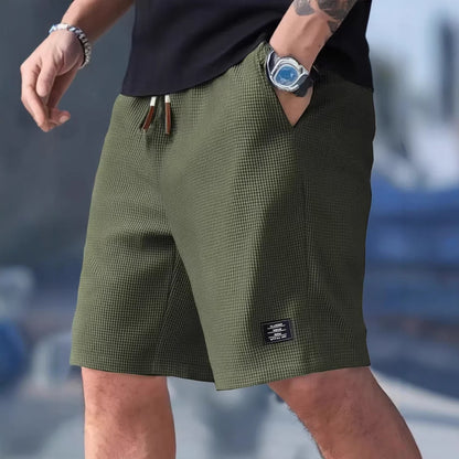 Mens Pineapple Pattern Casual Shorts