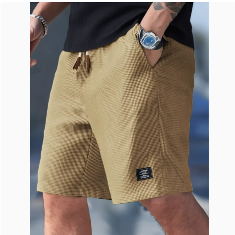 Mens Pineapple Pattern Casual Shorts