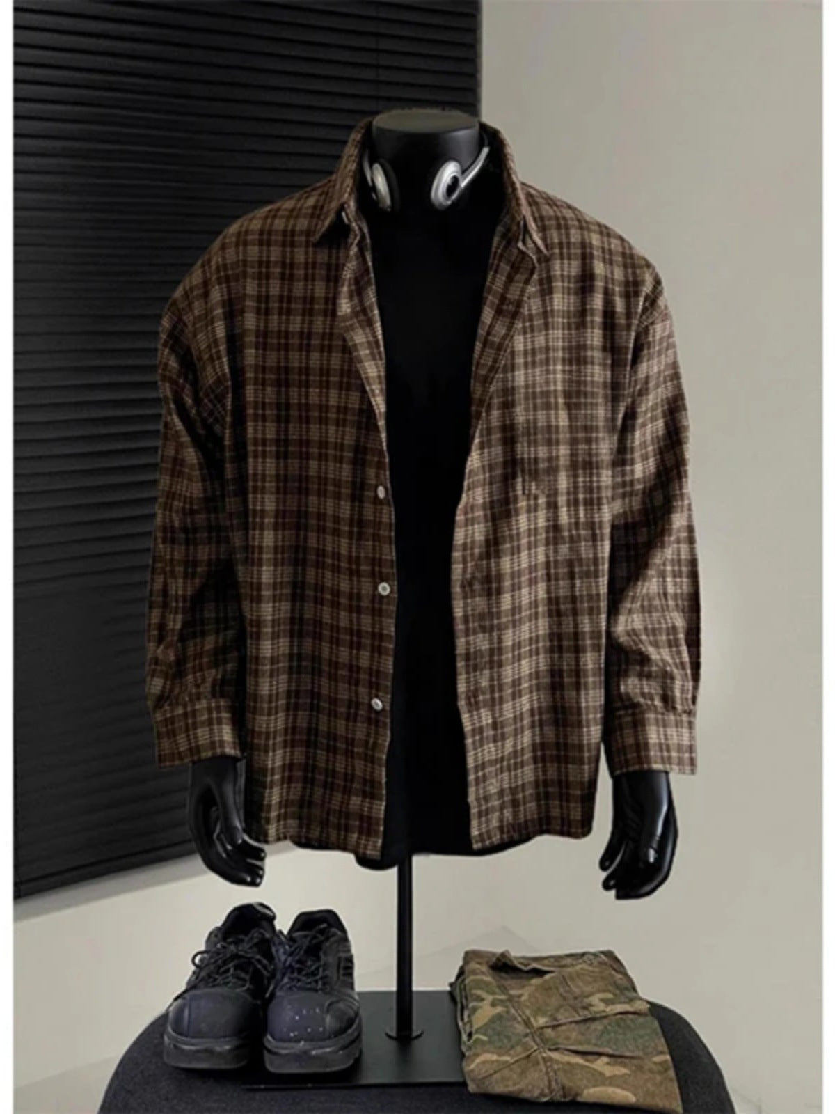 Mens Plaid Shirt