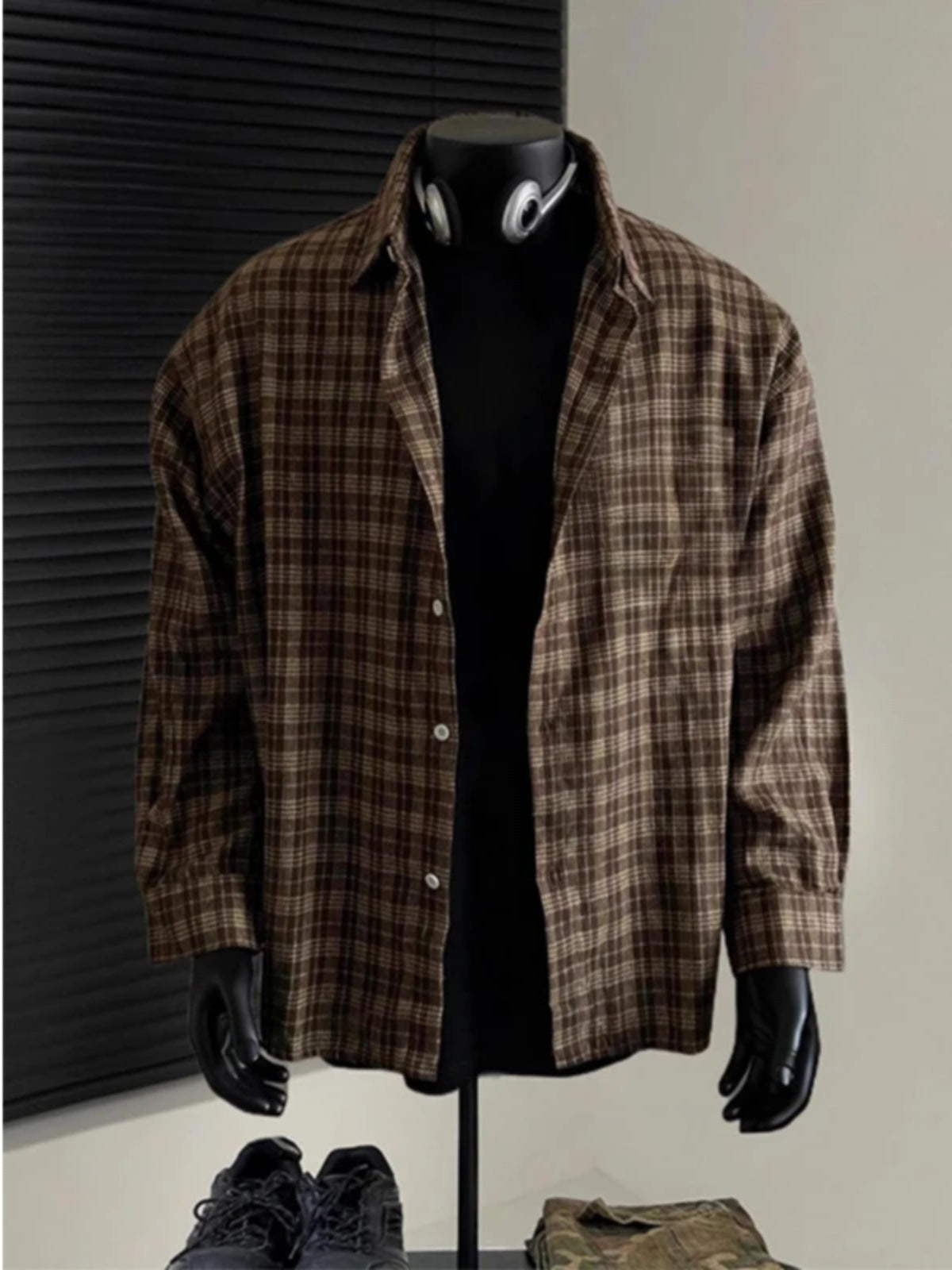 Mens Plaid Shirt