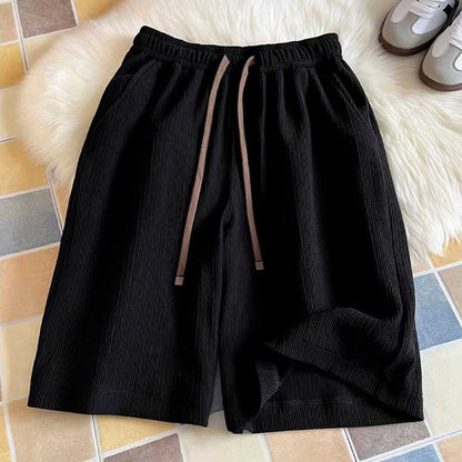 Mens Pleated Quick-Dry Shorts