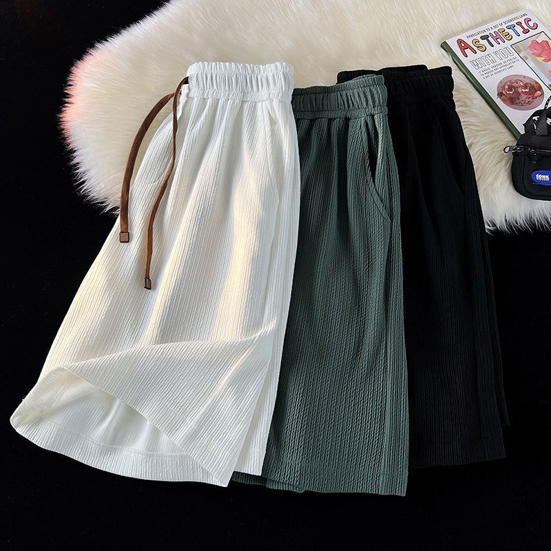 Mens Pleated Quick-Dry Shorts