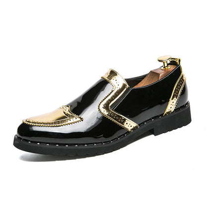 Mens Pointed Toe Casual Leather Shoes