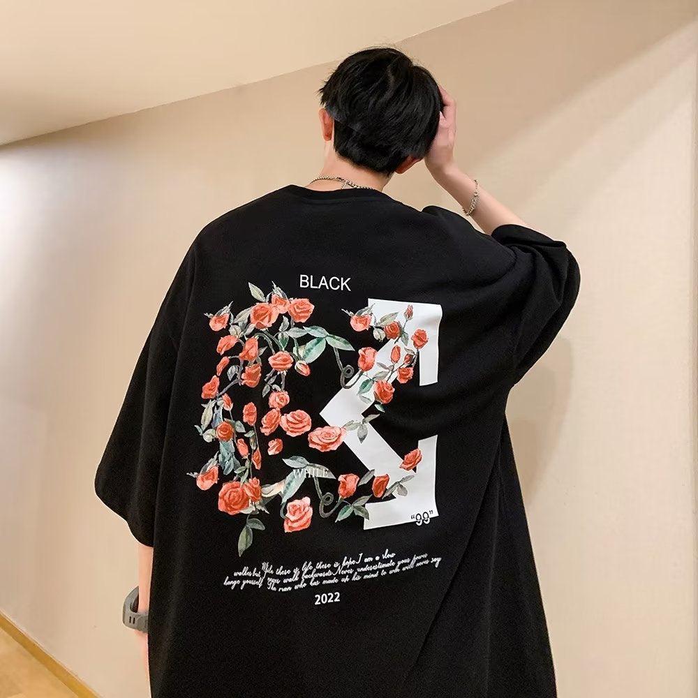 Mens Printed Cotton T-shirt