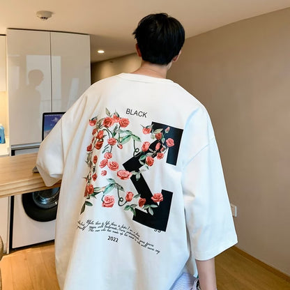 Mens Printed Cotton T-shirt